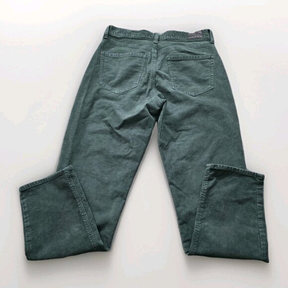 American Eagle Corduroy Mom Jean Women 2 Green Preppy High Rise Skater Cotton - Picture 16 of 16